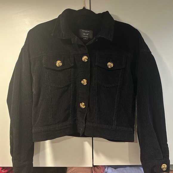 IRIS CORDUROY CROPPED JACKET - Picture 1 of 5